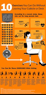 10 Cubicle Exercises You Can Do Right At Your Desk Rosi Inc Easy Workouts Workout At Work Desk Workout