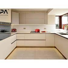 This particular u shaped small kitchen is pretty bright and inviting and blends seamlessly into the central living area. China American Style Luxurious Furniture Cheap Complete U Shaped White Mdf Ready Made Modern Modular Kitchen Cabinet Designs China Kitchen Cabinet Kitchen Furniture