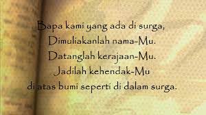 Bapa Kami Doa Katolik Youtube