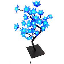 Arvore Natal Artificial 28 Led Flor Azul 127v 45cm Centro Oeste