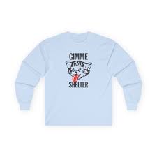 Gimme Shelter Long Sleeve Tee - White / S