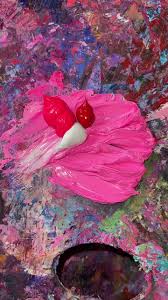 mixing some hot pink :-) #oddlysatisfying #fyp #paintmixing  #paintmixingasmr #asmr #pinkpaint #oilpainting