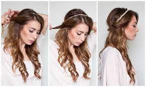 Pin By Amber Stephens On Beauty Hair Styles Half Up Hair Headband Hairstyles