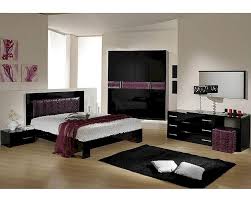 Browse large selection of european, italian and spanish unique and exclusive modern bedroom vintage rug collection spain vizcaino modern sectionals, spain gamamobel living room sets spain dupen wall units, desks, consoles, mirrors. Modern Bedroom Set In Black Purple Finish Made In Italy 44b5111bp