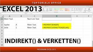 Dabei kann dich die indirekt funktion unterstützen. Indirekt Und Verketten Ganz Einfach Excel Youtube