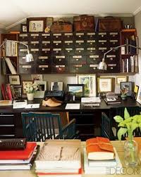 Vintage Home Office Love The Wall Set Up What A Dream Of Organization Home Craft Room Office Creative Home Decor
