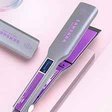 To straightening, then dry your hair thoroughly and make sure that it is tangle free. Samsara Professional Hair Straightener Flat Iron With Digital Display Heats Up Fast 1 75 Wide Panel With Dual Voltage Flat Iron With Lcd Screen Touch Control Adjustable Temp Black Buy Online In Aruba