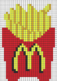 Mcdonald S Perler Beads Pixel Art Pattern Pixel Art