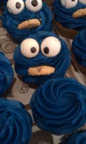 First birthday girly sesame street cake. Cookie Monster Birthday Party Ideas Photo 6 Of 12 Catch My Party