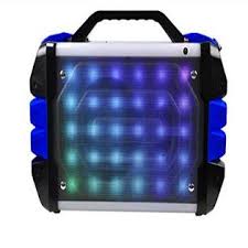 Audster Glab0794cmxws Audster Aud L770 Rechargeable Wireless Portable 1000w Speaker System Blue With Led Lights For Iphone 7 Iphone 6s Iphone 6 Iphon