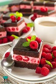 Murzynek Z Kremem Malinowym Sweet Cakes Sweet Tarts Cake Desserts