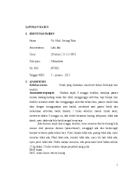 Contoh dokumen disaster plan rs dentatamafull description. Doc Laporan Kasus Tb Paru Firghana Attamimi Academia Edu