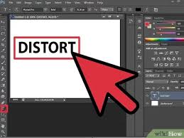 Inside of photoshop, there is a warp tool that's dedicated specifically to text. How To Distort Text In Photoshop 6 Steps With Pictures