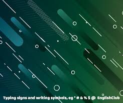 The most common letter in russian is о, whilst in the english language it is e. Typing Signs And Writing Symbols E G Writing Englishclub