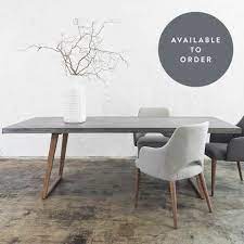 Pre Order Naples Reclaimed Teak Dining Table Indoor Outdoor 2 6m Concrete Dining Table Grey Dining Tables Dining Table