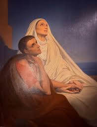 Saint Augustin et sa mère, Sainte Monique Ary Scheffer, musée de la vie  romantique, Paris