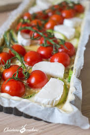Quiche Aux Tomates Cerises Courgette Et Fromage De Chevre Cuisinons En Couleurs Quiche Tomate Fromage De Chevre Tomates Cerises