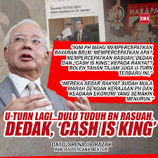 Ahli parlimen langkawi itu tidak menyebut nama sesiapa tetapi ucapannya dibuat selepas beliau menyentuh tentang pakar budaya cash is king, yang dipercayai merujuk pada bekas perdana menteri terpalit rasuah, najib razak. Facebook