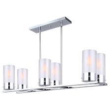 The fixture should not light up. Canarm Pendant Light 6 Lights Lilou Chrome Ich652a06ch Rona