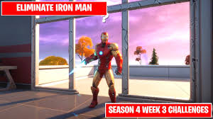 The gnome then mumbles a few words, then the barrel suddenly explodes. Eliminate Iron Man At Stark Industries In Fortnite Chapter 2 Season 4 Challenges Week 3