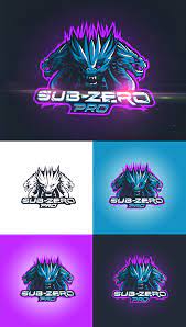Sub Zero Pro On Behance Game Logo Game Logo Design Animal Logo