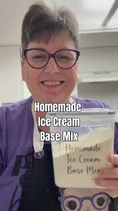 Homemade Ice Cream Base Mix Recipe