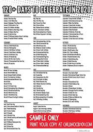 Celebrations Around The World Calendar For 2020 In 2020 World Calendar Celebration Around The World National Holiday Calendar