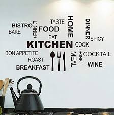 Rustic wall art that goes with the theme and purpose of the dining area 13. Waterproof Decorative Wall Stickers Kitchen Dining Room Wall Decals Buy Online At Best Price In Uae Amazon Ae
