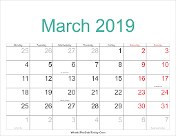 March 2019 Calendar Moon Phases Holiday Calendar Printable January Calendar November Calendar