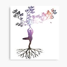 One of the challenges of yoga tree pose is staying balanced. Woman Yoga Tree Pose Gifts Merchandise Redbubble