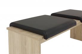 Sitzbank mit lehne muddy 126 cm recyceltes leder talea. Bankkissen Sitzkissen Klemmkissen Doris 2er Set Kunstleder Schwarz Kaufen Bei Sylwia Lesniewska Fun Mobel