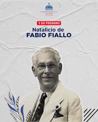 Hoy conmemoramos el natalicio de uno de los grandes literatos de la  República Dominicana, Fabio Fiallo, cuyo legado, reflejo de la riqueza de  nuestra cultura y el alma de nuestro pueblo, sigue
