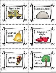 Figurative Language Figurative Language Figurative Language Center Figurative Language Activity