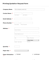 Apology email for late submission of project / report. Printing Quotation Request Form Template Jotform
