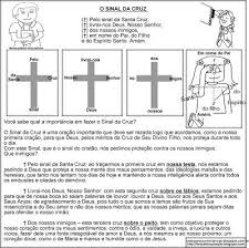 Cantos Para Missa Do Divino Espirito Santo Catequese Com Criancas Sinal Da Cruz Passo A Passo Para Colorir Sinal Da Cruz Catequese Catequese Criancas