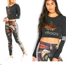 Cheap women's sets, buy quality women's clothing directly from china suppliers:women 2 new in fashion,women fashion floral print bandage v neck crop top and pants shorts. Adidas Pants Jumpsuits Adidas Rita Ora Trapeze Set Poshmark