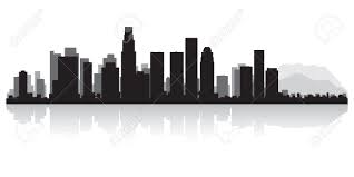 Los Angeles Usa City Skyline Silhouette Vector Illustration City Skyline Silhouette Silhouette Vector City Skyline
