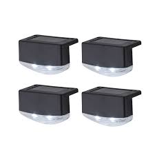 These solar outdoor led fence lights are the perfect solution for buyers who need subtle ambient lighting for a naturally dark outdoor area. Arlec Led Solar Fence Light 4 Pack Bunnings New Zealand