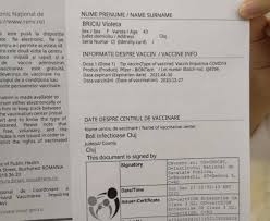 Vaccines approved for use and in clinical trials. Cum AratÄƒ AdeverinÅ£ele De Vaccinare Anti Covid 19 Primii VaccinaÅ£i La Cluj Medicii De La Spitalul Clinic De Boli InfecÅ£ioase Foto