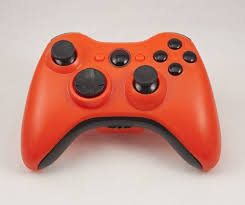 Orange Black Xbox 360 Modded Controller Rapid Fire Cod Mw3 Black Ops Mw2 Mod Gamepad Game Searches Black Xbox Video Games Xbox Xbox