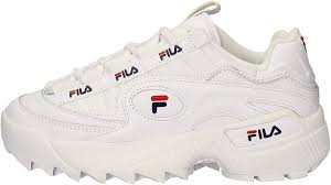 Fila Women's D-Formation Sneakers - White/Navy/Red Qatar | Ubuy