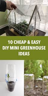 With these diy greenhouse ideas and design plans, you can now enjoy growing many of the plants you love all seasons long. 10 Cheap Easy Diy Mini Greenhouse Ideas Diy Mini Greenhouse Mini Greenhouse Indoor Greenhouse