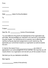 Here is an example of hotel . 55 Employee Recognition Letters Free Excelshe