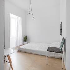 Minimal Bedroom With Floor Bed Graa A Apartment By Fala Atelier Up Interiors Bedroom Interior Minimalist Bedroom Decor White Apartment Decor