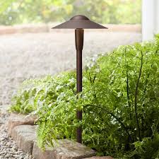 Kichler Landscape 22 H 2700k Led Bronze Dome Path Light 1g072 Lamps Plus