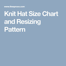 How To Resize A Hat Knitting Pattern Up Or Down Yarn