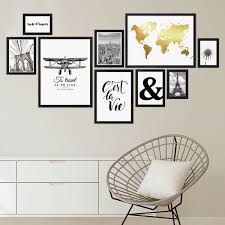 9er Bilderrahmen Set Modern Schwarz Aus Mdf Photolini Bilderrahmen Fotowande Poster Und Geschenke Bilderrahmen Set Bilderwand Gestalten Bilderrahmen Wande