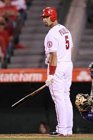 Anaheim Ca April 06 Albert Pujols 5 Of The Los Angeles Angels Of Anaheim Looks Over At The Dugout Anaheim Angels Baseball Angels Baseball Baseball Beards