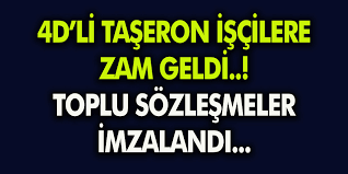 We did not find results for: Son Dakika Taseron Iscilere Zam Geldi Toplu Sozlesmeler Imzalandi