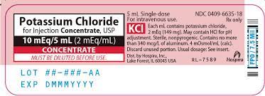 Potassium Chloride Rx Only